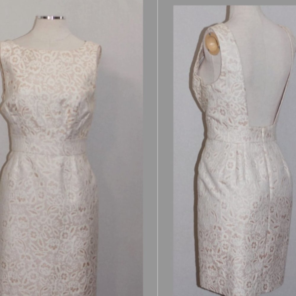 Ivory Floral Dress